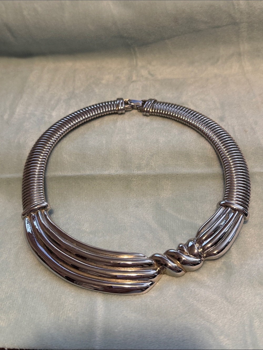 Silver-Tone Knot Collar Necklace - Women Jewelry